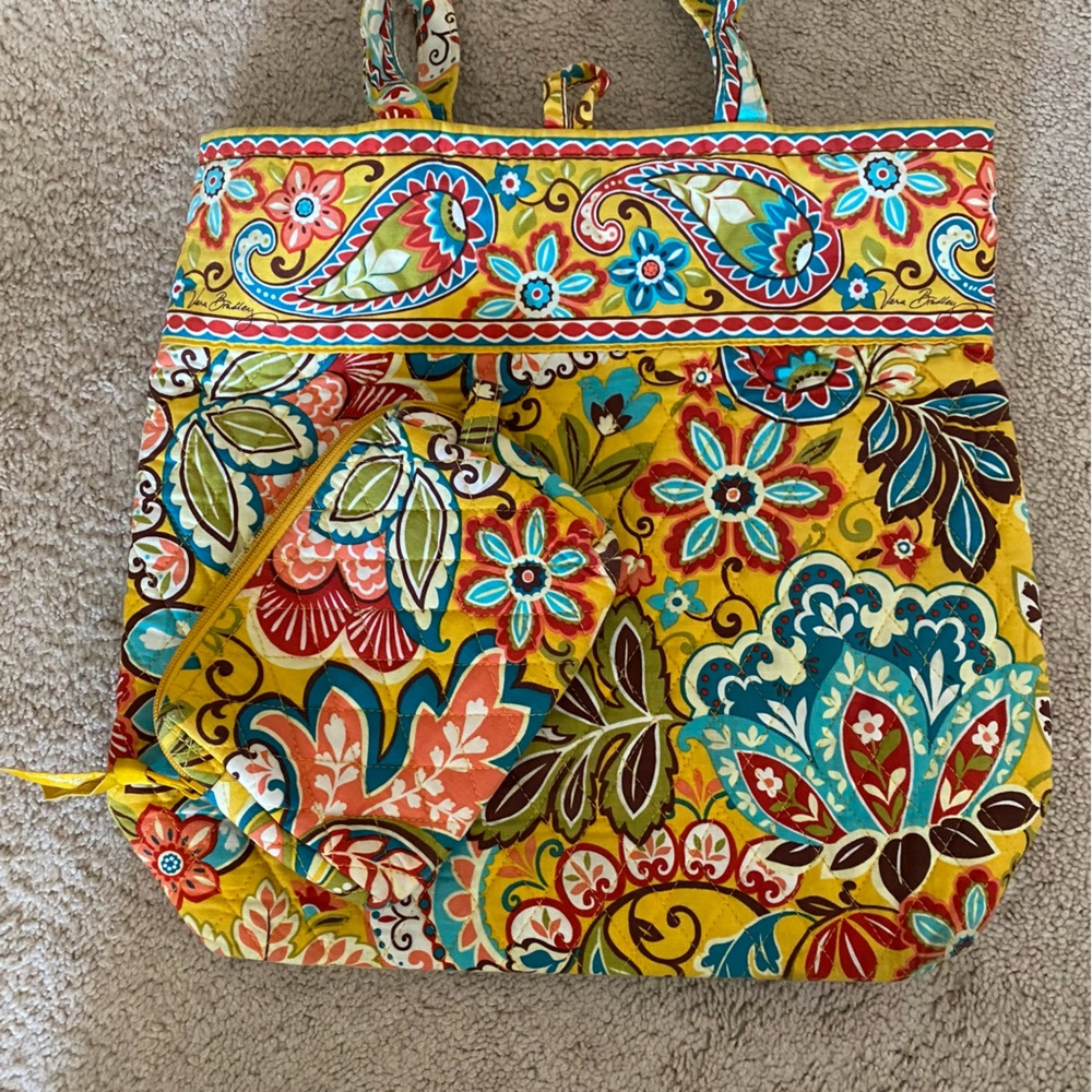 Vera Bradley Tote and Pouch